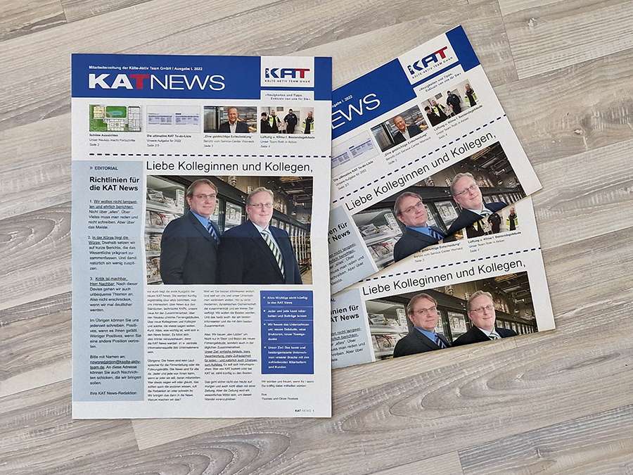 Unsere Neue Mitarbeiterzeitung KAT NEWS